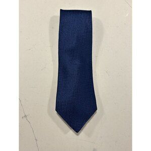 Nordstrom Silk Tonal Geometric Print Necktie in Blue